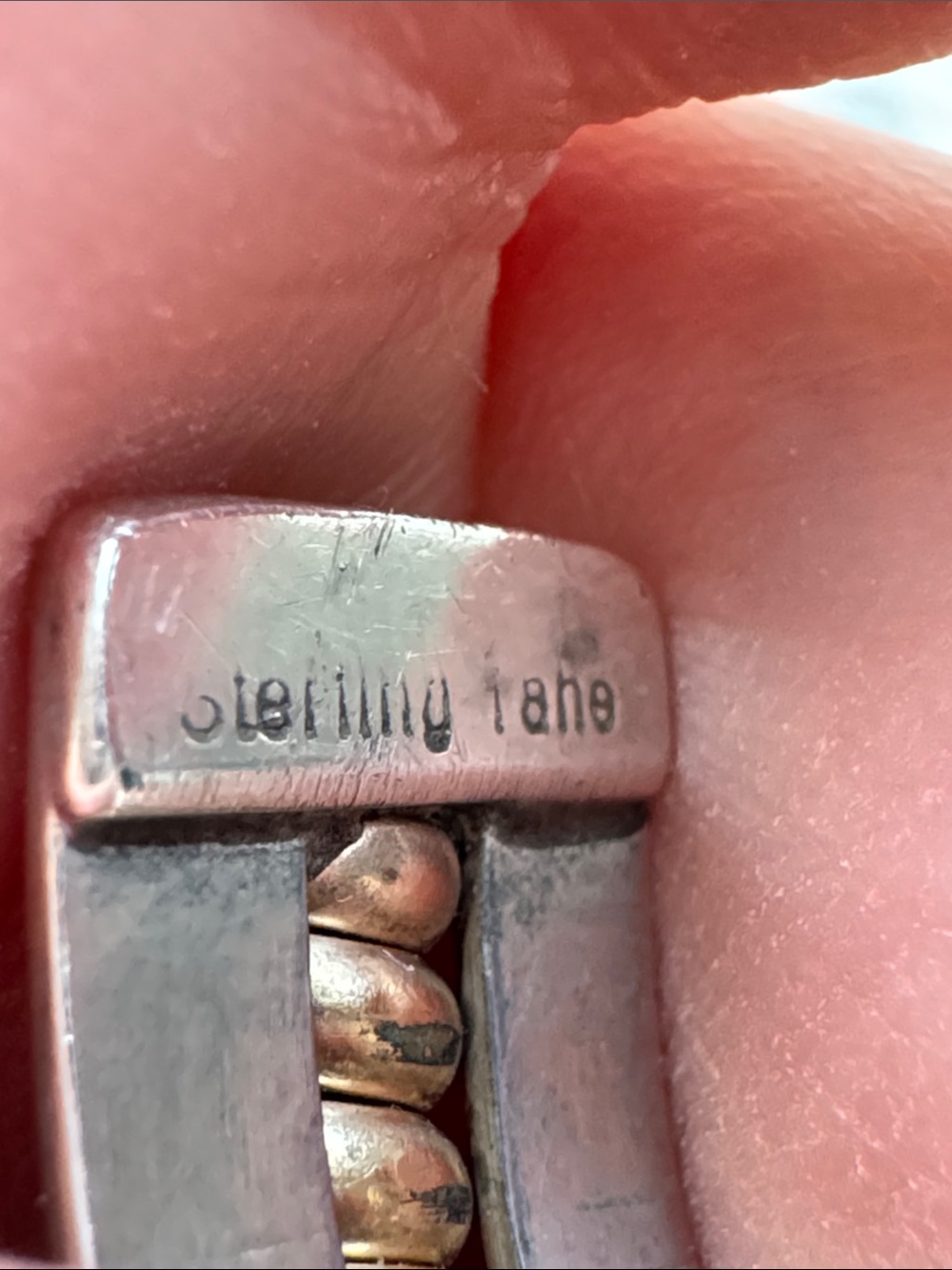 Sterling Silver Gold Filled Tahe Bracelet - Picture 4 of 4